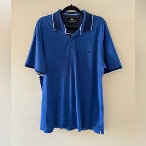Buttercloth Classic Icy Cotton Blue Polo Shirt Slim Fit
